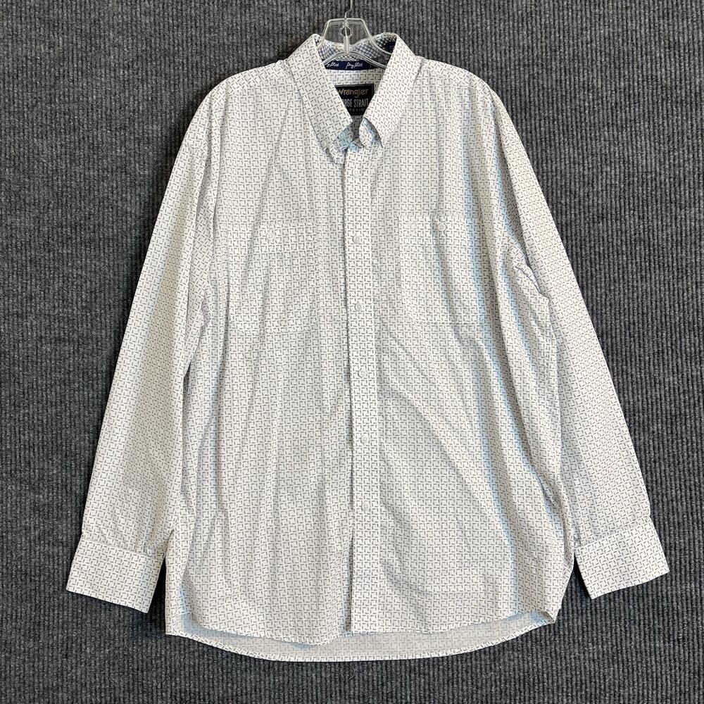 Wrangler George Strait Collection Mens Button Up Shirt Size XL Long Sleeve